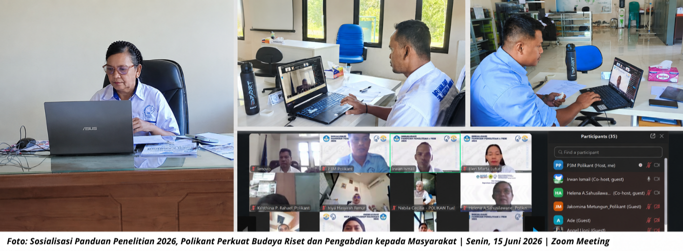Sosialisasi Panduan Penelitian 2026, Polikant Perkuat Budaya Riset dan Pengabdian kepada Masyarakat